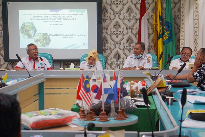 Pepper Plant Development Evaluation Meeting in Lampung Province